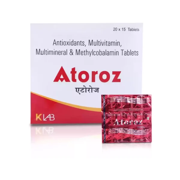 Atoroz Daily Multivitamin Tablet for Daily Immunity & Energy